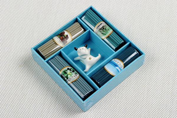 Image of Incense stick and holder (animal) in box