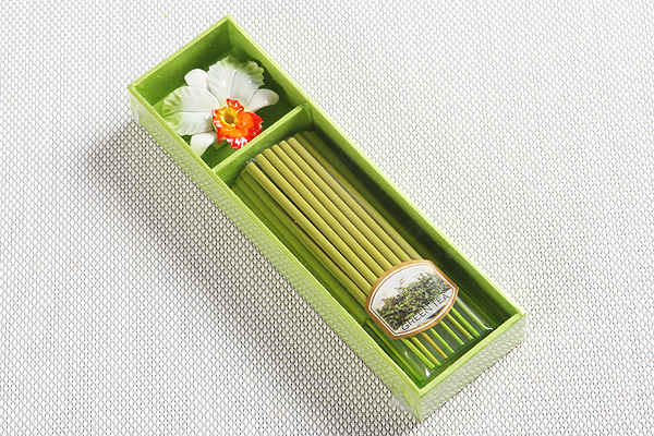 Image of Incense stick and holder (flower)