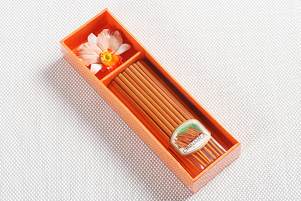 Image of Incense stick and holder (flower)