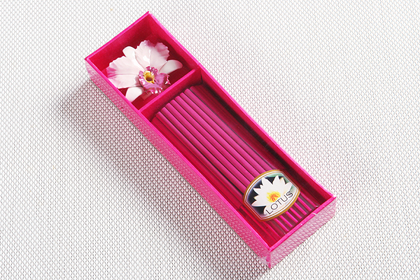 Image of Incense stick and holder (flower)
