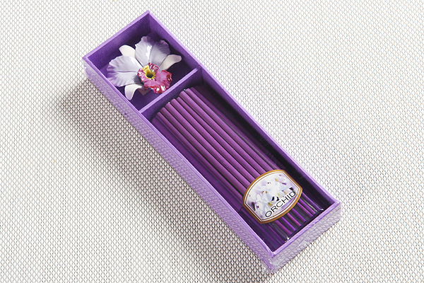 Image of Incense stick and holder (flower)