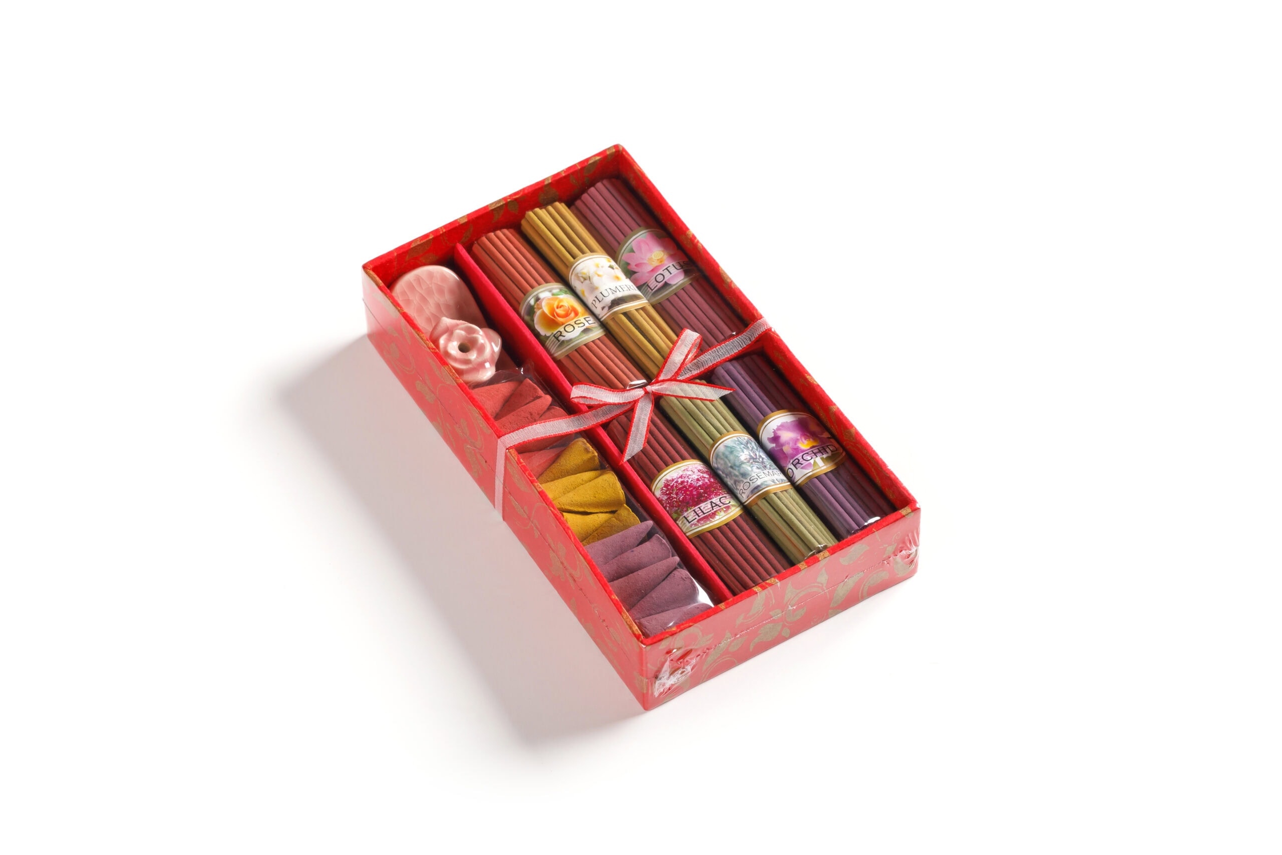 Image of Incense sticks 6 scents & cones & holder