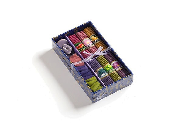 Image of Incense sticks 6 scents & cones & holder