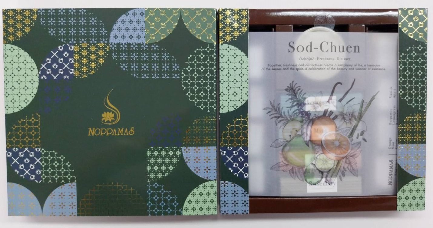 Image of Incense sticks & holder (circle)