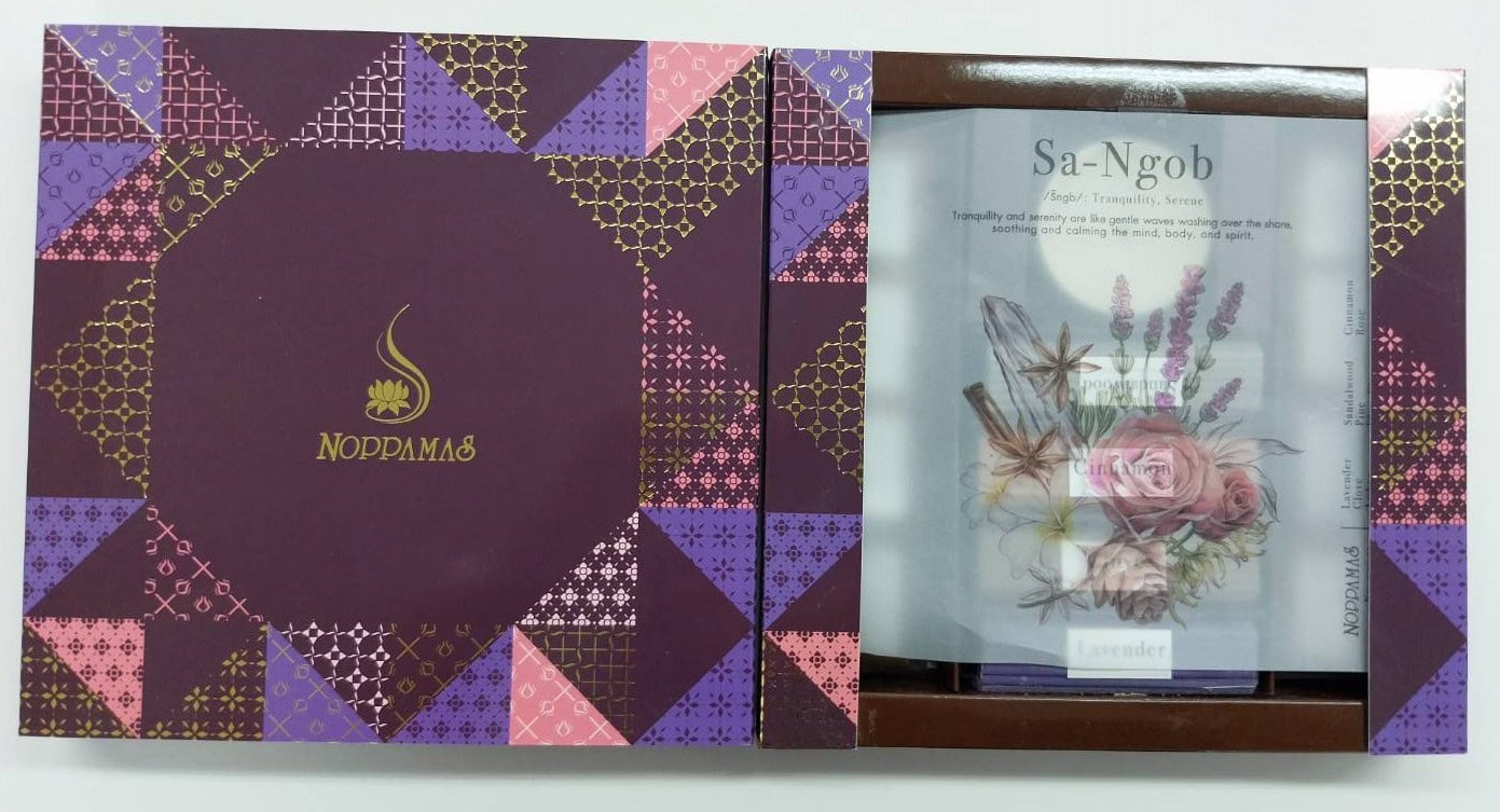 Image of Incense sticks & holder (circle)